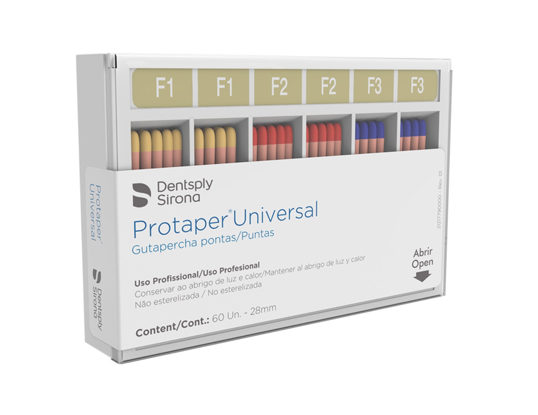Cones de Gutta-Percha Protaper F1 , F2, F3